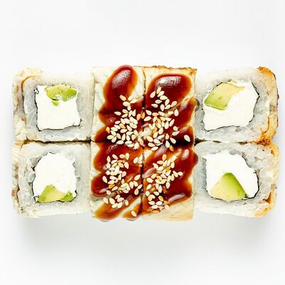 Ролл Сливочный угорь в Wasabi по цене 628 ₽