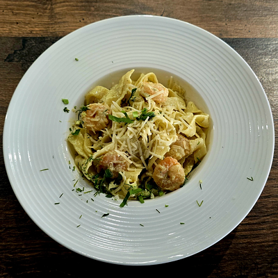 Паста из креветок в сливочном соусе в Великолепный век по цене 450 ₽