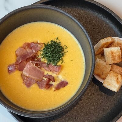 Сырный крем-суп с бекономв Coffeelab 39 по цене 455 ₽