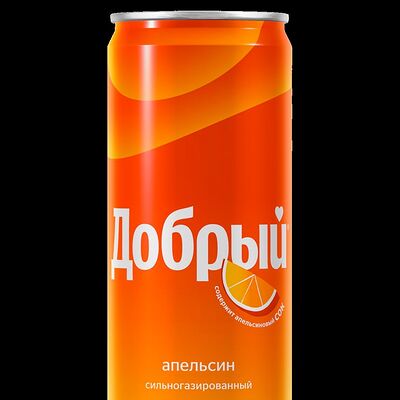 Газированный напиток Добрый Апельсин в Пицца мания по цене 140 ₽