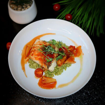 Судак с булгуром в Luxury по цене 580 ₽