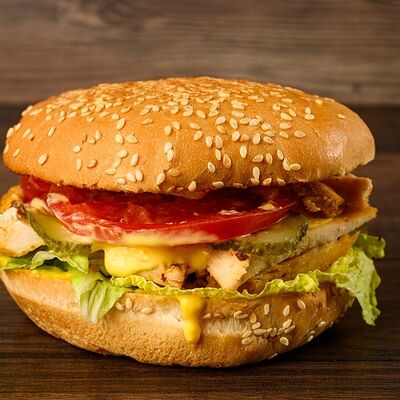 Бургер с куриным филе в Шаурма 59 по цене 339 ₽