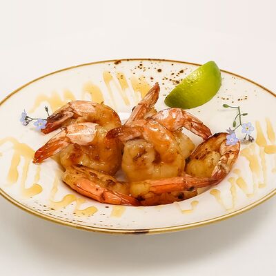 Креветки в яблочной карамелив Мисо-Мисо по цене 1148 ₽