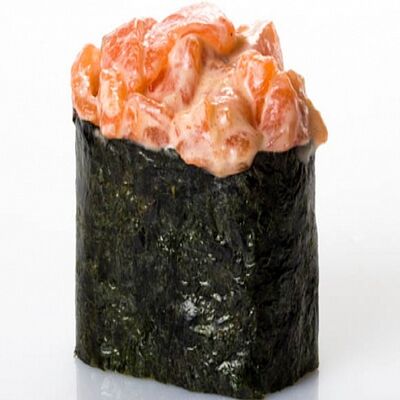 Гункан с лососем спайси в Бандзай sushi по цене 120 ₽