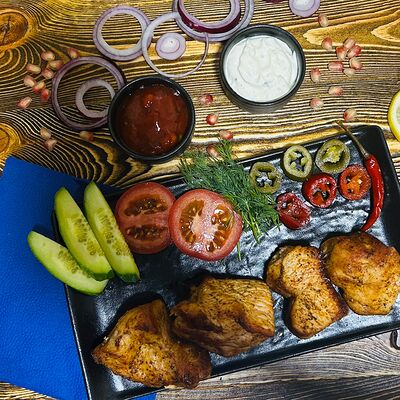 Шашлык из cвинoго окорока в Шаурма86 по цене 780 ₽