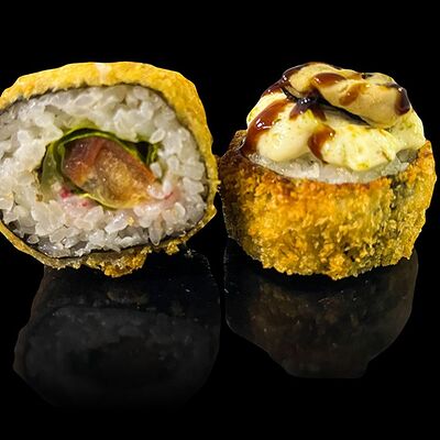 Темпура запеченный с мидиями в Мегаполис по цене 350 ₽