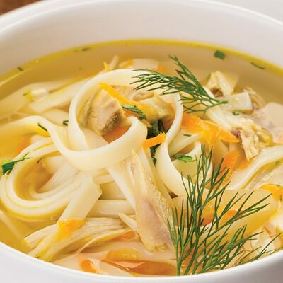 Лапша куриная домашняя в Альбатрос по цене 380 ₽