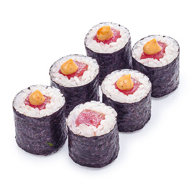 Ролл острый с тунцом в Окинава по цене 380 ₽