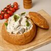 Сливочная курица с грибами в лепёшке в Фаэтон по цене 590