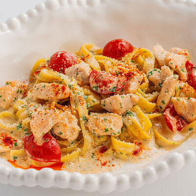 Паста Альфредо в Morricone pizza & wine по цене 590 ₽