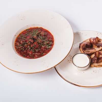 Борщ с брискетом в Jack London по цене 1100 ₽