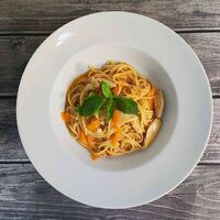 Спагетти с курицей и сладким соусом в 5-й подъездъ