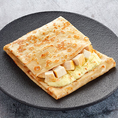 Блинчик с курицей и картошкой в Теремок. Блины по цене 101 ₽