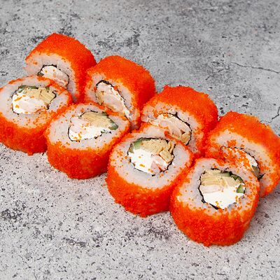 Калифорния с креветкой в Yoshi sushi по цене 660 ₽