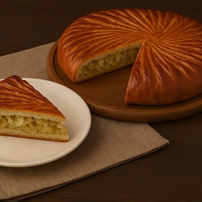 Пирог с капустойв Дом Хлеба кафе-пекарня по цене 1700 ₽