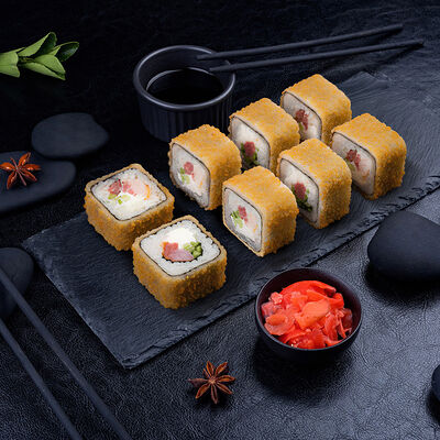 Жареный ролл Акуна в Суши даром по цене 399 ₽