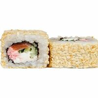 Кио с лососем и крабом в Darom