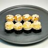 Ролл запеченный с креветками и ореховым соусом в Суши шеф по цене 830