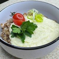 Гречка с муссом в Кафе ладья