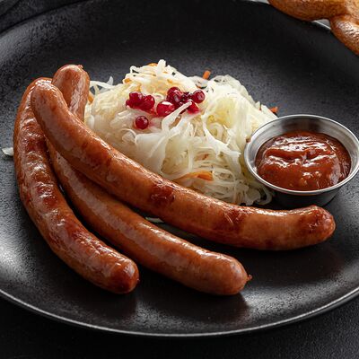Егерские колбаски с квашеной капустой в Jager restopub по цене 860 ₽