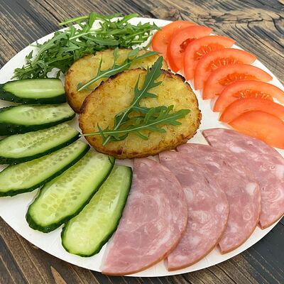 Хашбраун с ветчиной в Circle Pizza по цене 790 ₽