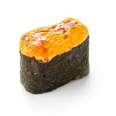 Запеченные суши с лососем в Сушишоп по цене 109