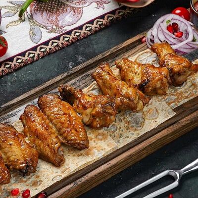 Шашлык из куриных крылышек в ШАШЛЫК & BBQ по цене 795 ₽
