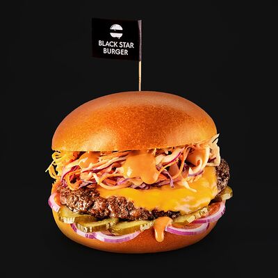 Бургер Слоу Black Angus в Black Star Burger по цене 675 ₽