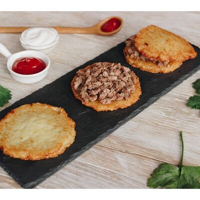 Драники с говядиной в Pizzburg по цене 9 р.