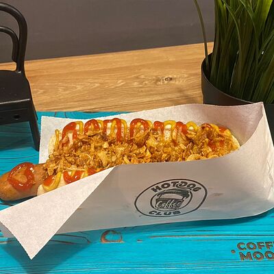 Датский дог Xxl в Hotdog Club & Bubble Tea по цене 347 ₽