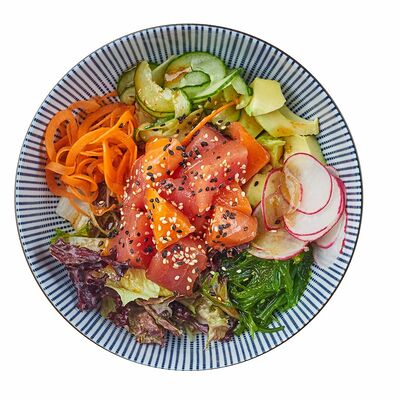Салат с лососем и тунцом в J‘PAN по цене 690 ₽