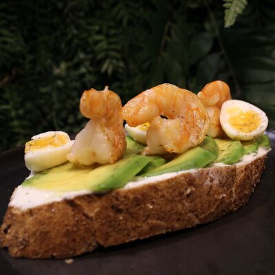 Бутерброд Креветка в Hidden по цене 545 ₽