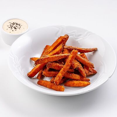 Батат фри с пармезаном и трюфельным айоли в Bistro Pizzateca 9.8 по цене 900 ₽