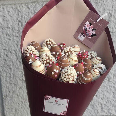 Букет клубники в Yam Flowers по цене 2530 ₽