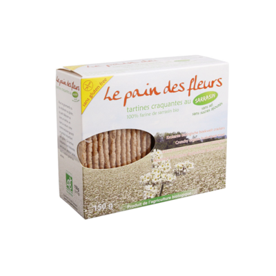 Хлебцы диетические из гречневой муки без соли, Pain des fleurs в Азбука Вкуса Экспресс Меню по цене 512 ₽