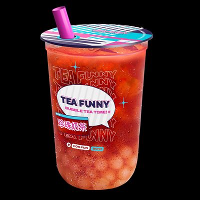 Чай фруктовый Вишня-мёд с кусочками клубники M в Tea Funny по цене 442 ₽