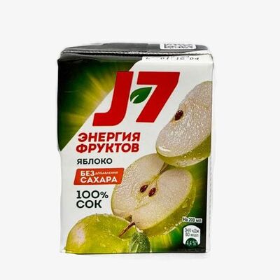 Сок J-7 яблочный в Рент кафе по цене 140 ₽