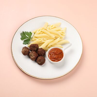 Фрикадельки с пастой и томатным соусом в Север-Метрополь по цене 479 ₽