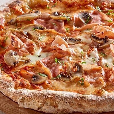 Пицца Ветчина и грибы 26 см в Pizzarella36 по цене 860 ₽