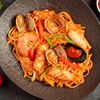 Жареная лапша Удон с морепродуктами в Корё по цене 720