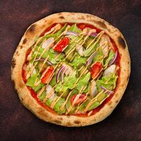 Пицца Чикенбургер Большая в 6 углов