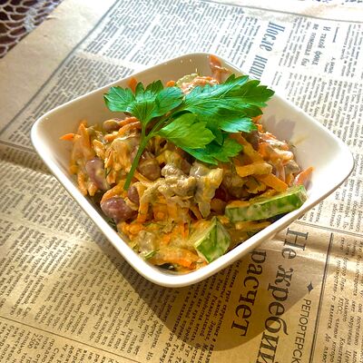Салат с куриной печенью в Кухмистерская ATILAN по цене 240 ₽