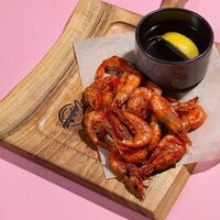 Креветки коктейльные, жаренные с чесноком в TOPKA Reborn