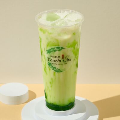 Молочный чай дыня L в Баббл Ти YouzhiCha Bubble Tea по цене 490 ₽