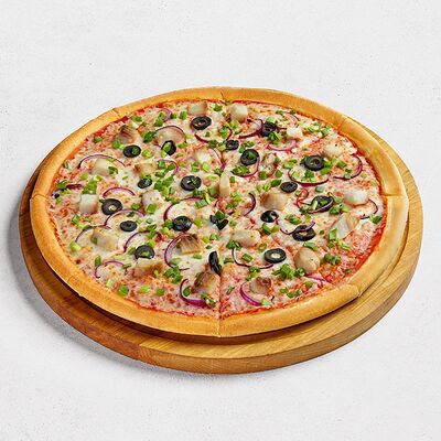 С копчёным муксуном большая в ПиццаФабрика по цене 3100 ₽