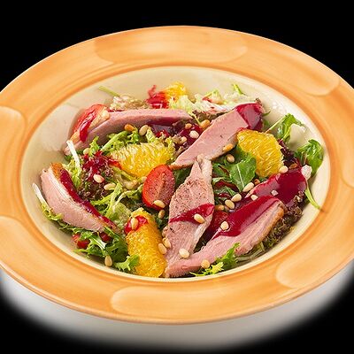 С утиной грудкой и апельсином в Августин по цене 750 ₽