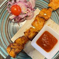 Шашлык из филе индейки в Чайхана Азия Базар