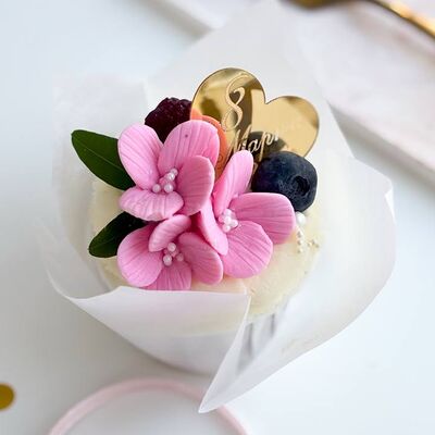 Подарочный Капкейк к 8 марта в Tortterry по цене 420