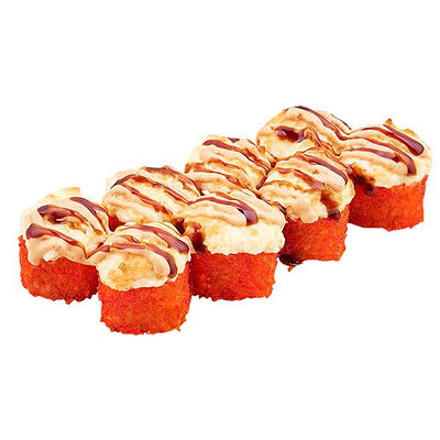 Запечённый ролл с форелью и сыром в Asia по цене 850 ₽