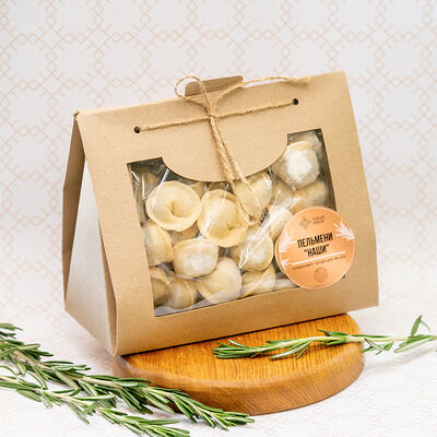 Пельмени свинина и говядина в Наша хвоя по цене 640 ₽